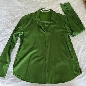❌DONATED - Green Long Sleeve Button Down